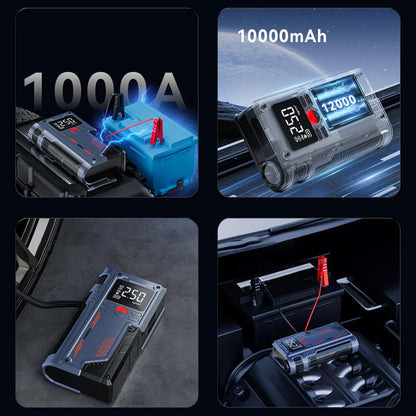 Portable Car Jump Starter with Digital Display